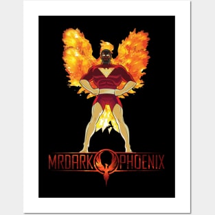 MrDarkPhoenix Red and Gold Posters and Art